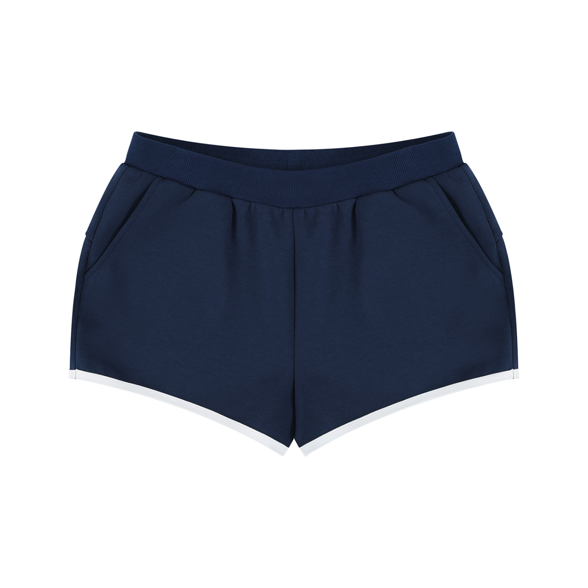 Women's Retro Contrast Binding Shorts