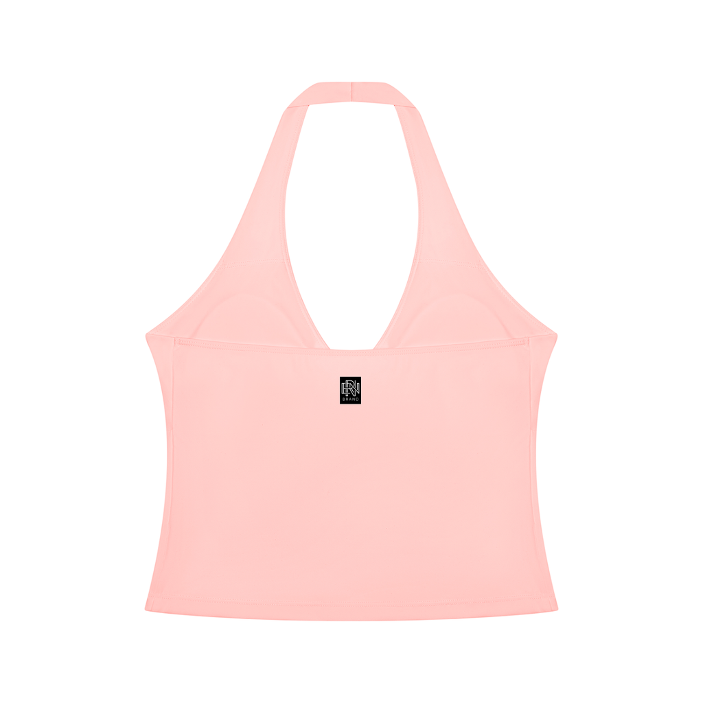 Women’s Ruched Halter Yoga Tank Top
